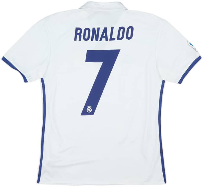 2016-17 Real Madrid Home Shirt Ronaldo #7 - 5/10 - (S)