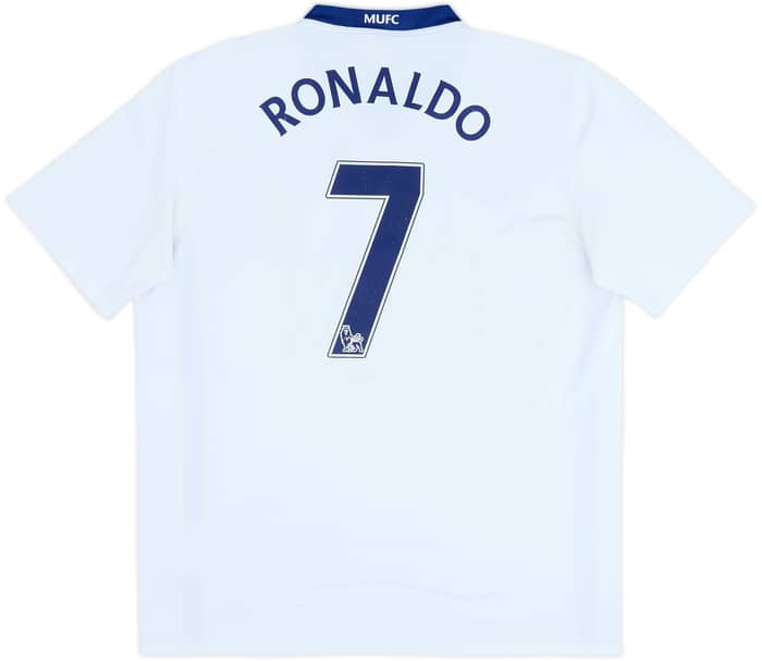 2008-10 Manchester United Away Shirt Ronaldo #7 - 7/10 - (L)