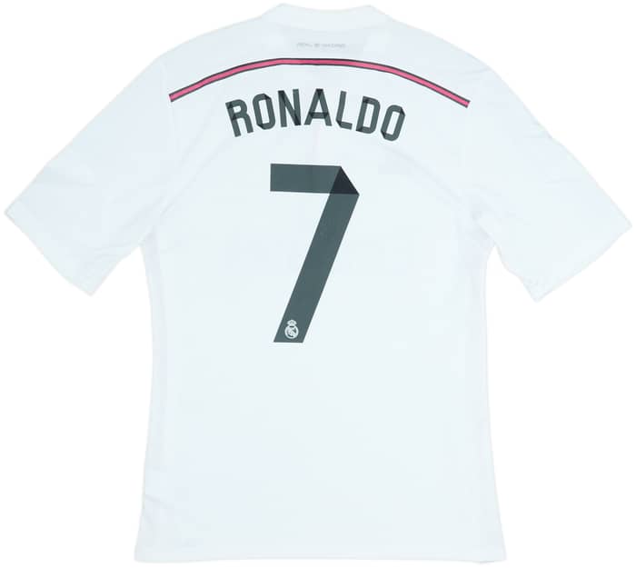 2014-15 Real Madrid Home Shirt Ronaldo #7 - 5/10 - (L)