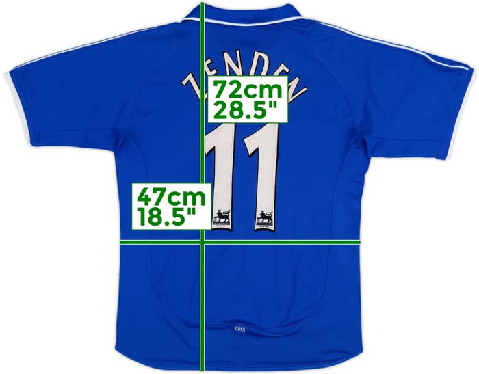 2001-03 Chelsea Home Shirt Zenden #11 - 7/10 - (S)