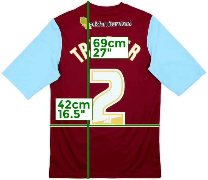 2013-14 Burnley Home Shirt Trippier #2 - 6/10 - (S)