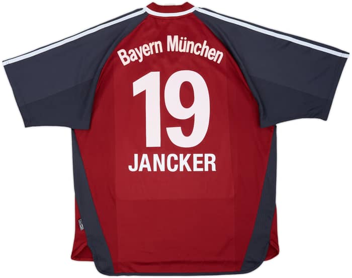 2001-02 Bayern Munich Home Shirt Jancker #19 - 8/10 - (XL)