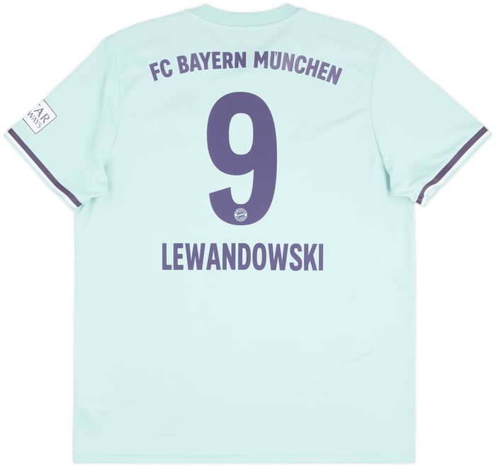 2018-19 Bayern Munich Away Shirt Lewandowski #9 - 8/10 - (XL)