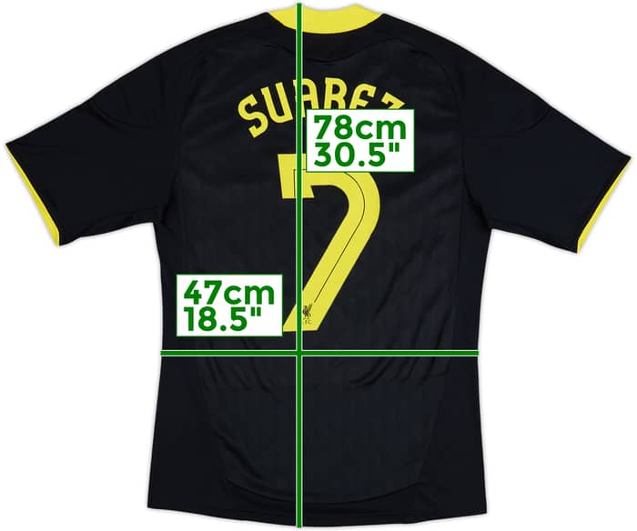 2010-11 Liverpool Third Shirt Suarez #7 - 9/10 - (S)