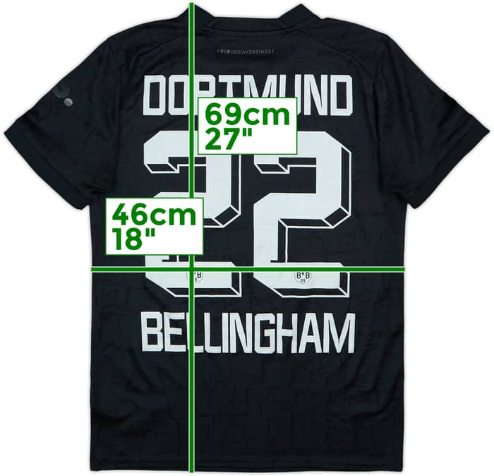Camiseta Auténtica de Edición Especial del Borussia Dortmund 2022-23 Bellingham #22 - 9/10 - (S)