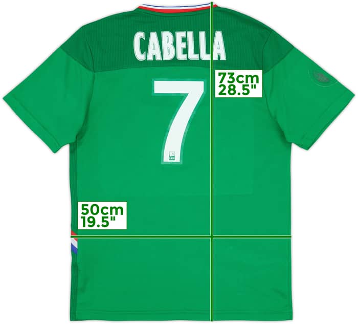 2019-20 Saint Etienne Home Shirt Cabella #7 - 5/10 - (M)