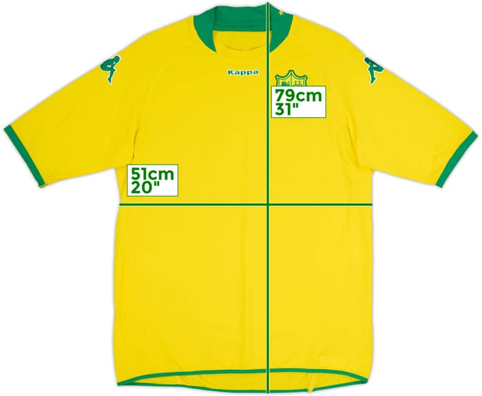 Camiseta de local de Nantes 2008-09 - 7/10 - (XL)