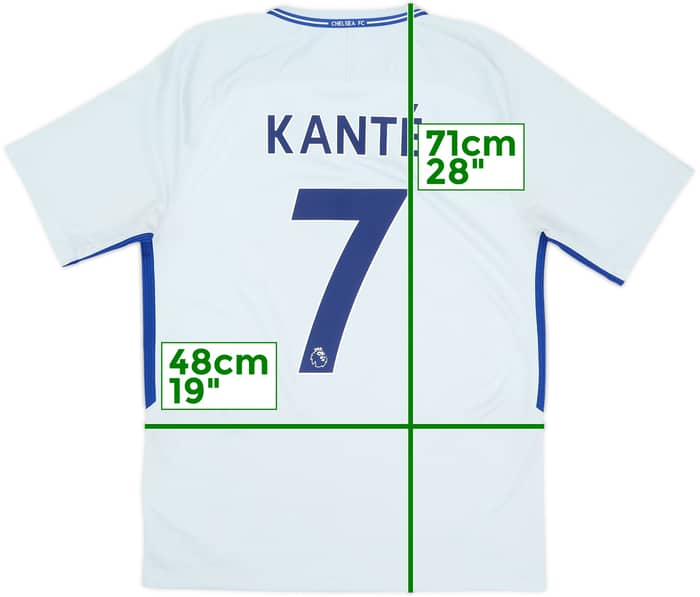 2017-18 Chelsea Away Shirt Kante #7 - 8/10 - (M)