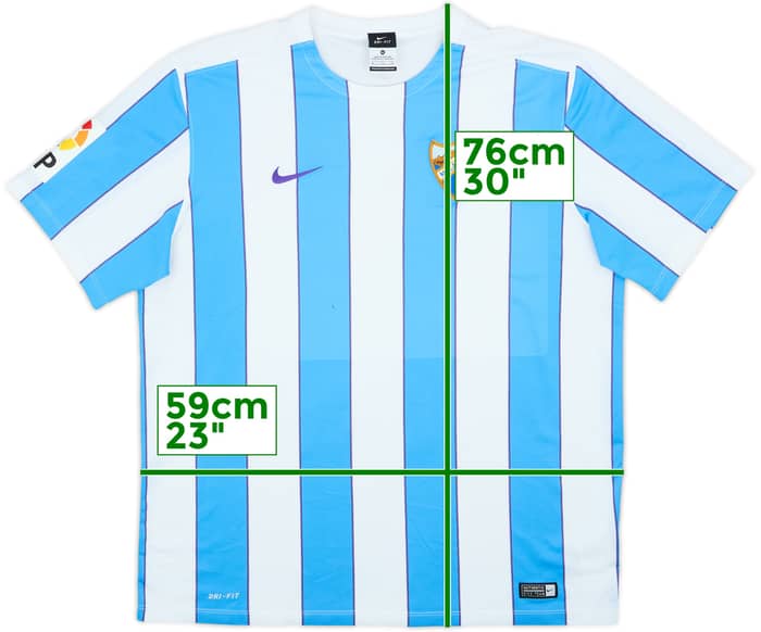 2015-16 Malaga Home Shirt - 9/10 - (XL)