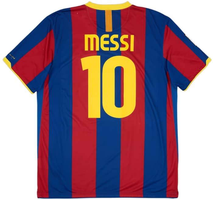 2010-11 Barcelona Home Shirt Messi #10 - 5/10 - (XL)