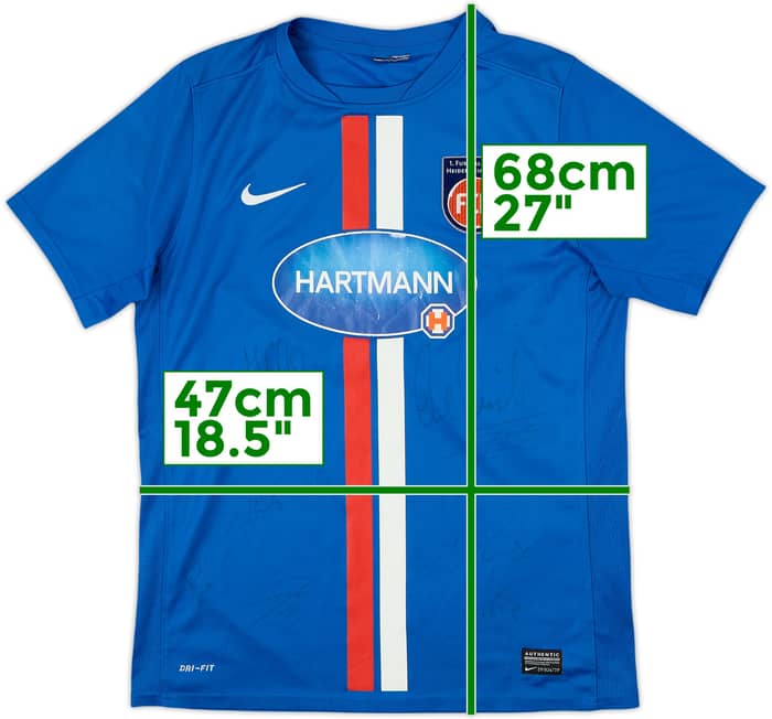 2015-16 Heidenheim Signed Third Shirt - 5/10 - (14-15 Years)