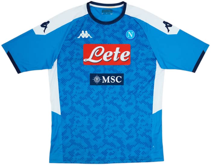 2019-20 Napoli Basic Home Shirt - 8/10 - (3XL)