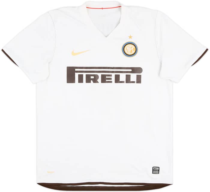 Camiseta de visitante del Inter Milan 2008-09 Ibrahimovic #8 - 5/10 - (L)