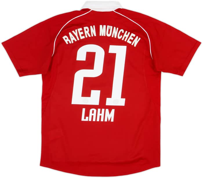 2005-06 Bayern Munich Home Shirt Lahm #21 - 7/10 - (15-16 Years)