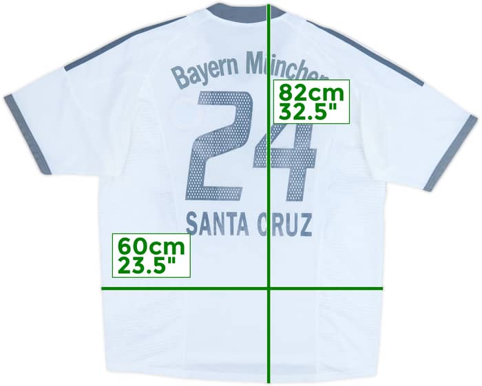 Camiseta de visitante del Bayern Munich 2002-03 Santa Cruz #24 - 4/10 - (L)