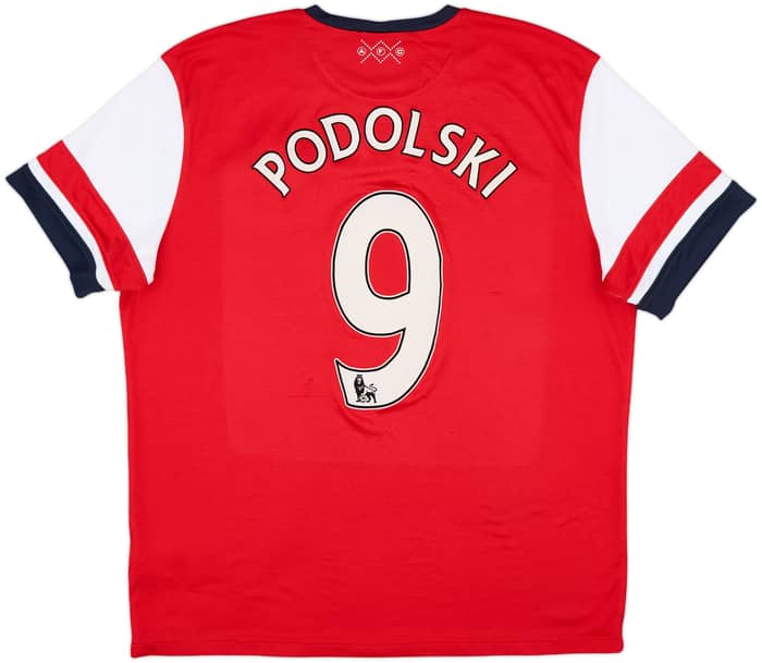 2012-14 Arsenal Home Shirt Podolski #9 - 6/10 - (XXL)