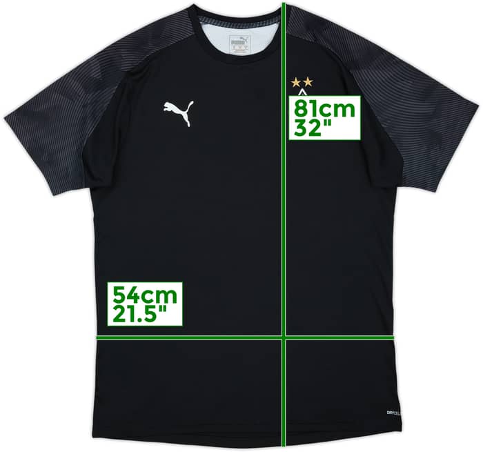 2018-19 Borussia Monchengladbach Puma Traning Shirt - 9/10 - (XL)