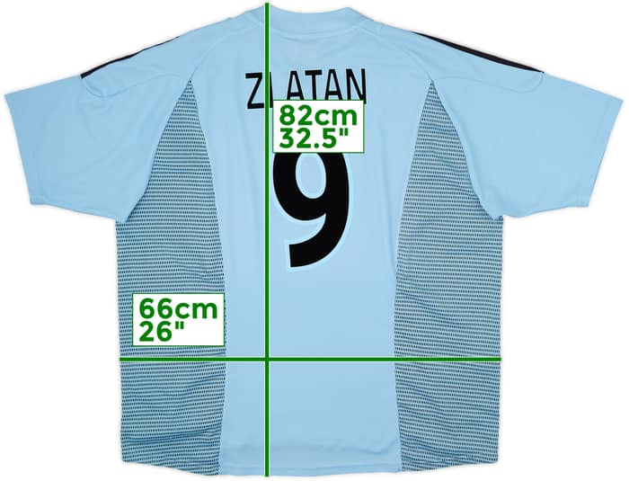 2002-03 Ajax Away Shirt Zlatan #9 - 8/10 - (XXL)