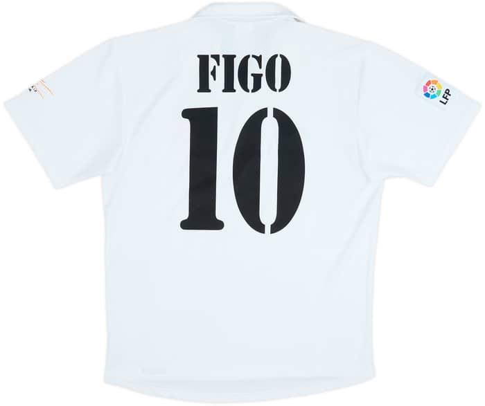2001 Real Madrid Centenary Home Shirt Figo #10 - 9/10 - (M)