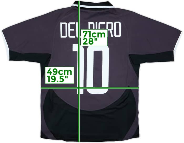 2003-04 Juventus Third Shirt Del Piero #10 - 8/10 - (13-14 Years)