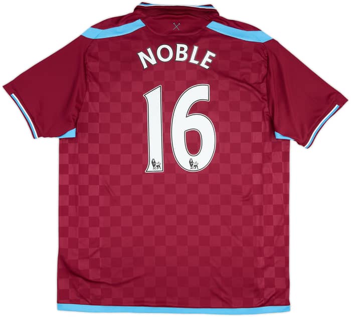 2009-10 West Ham Home Shirt Noble #16 - 8/10 - (XL)