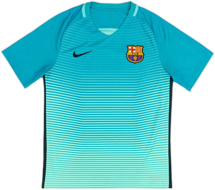 2016-17 Barcelona Authentic Third Shirt Messi #10 - 7/10 - (M)