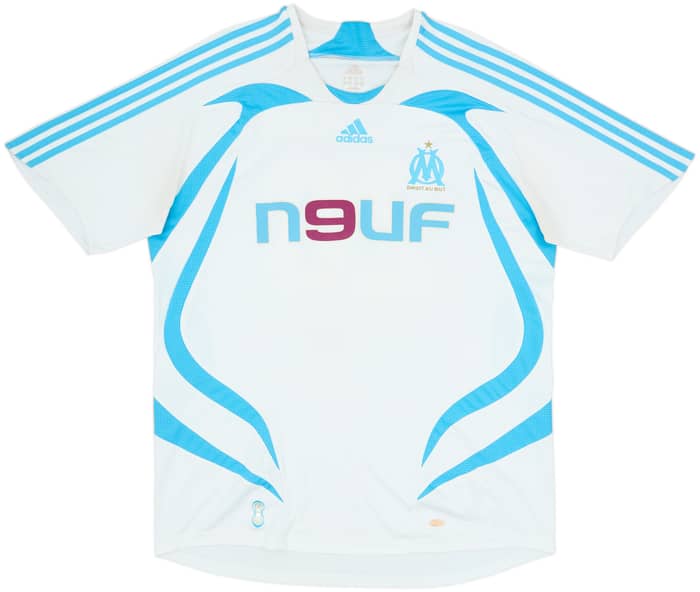 2007-08 Olympique Marseille Home Shirt Valbuena #28 - 7/10 - (XL)