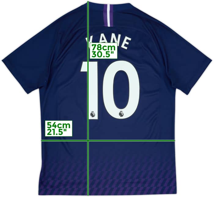 2019-20 Tottenham Away Shirt Kane #10 - 8/10 - (L)
