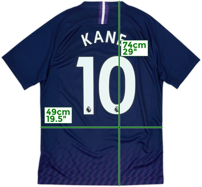 2019-20 Tottenham Away Shirt Kane #10 - 8/10 - (M)