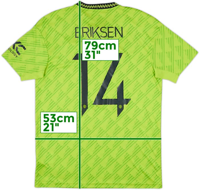 2022-23 Manchester United Third Shirt Eriksen #14 - 10/10 - (L)