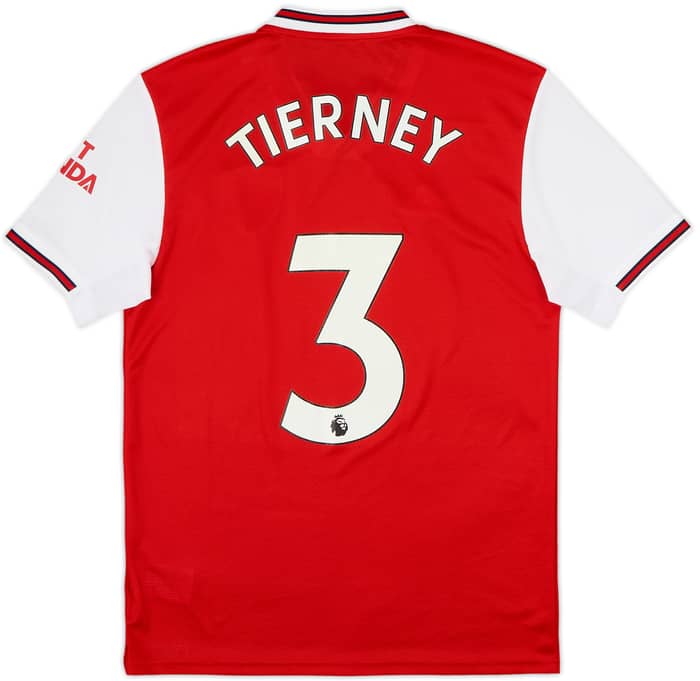 2019-20 Arsenal Home Shirt Tierney #3 - 8/10 - (S)