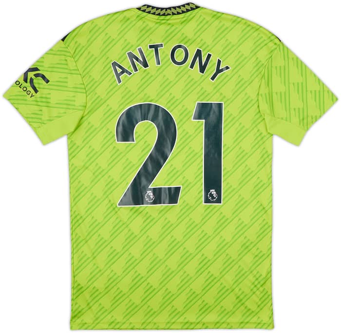 2022-23 Manchester United Third Shirt Antony #21 - 7/10 - (S)