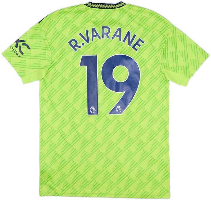 2022-23 Manchester United Third Shirt R. Varane #19 - 8/10 - (M)