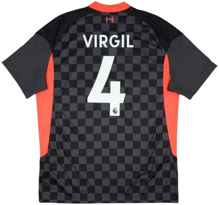 2020-21 Liverpool Tercera Camiseta Virgil #4 - 9/10 - (L)