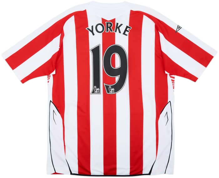 2007-08 Sunderland Home Shirt Yorke #19 - 5/10 - (XL)