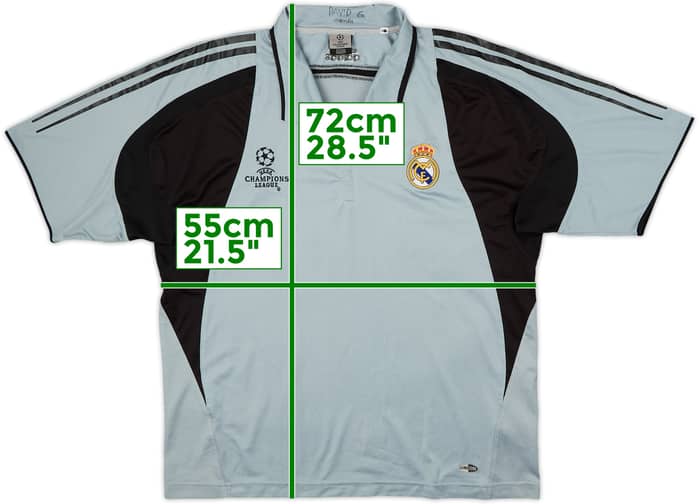 2004-05 Real Madrid adidas CL Training Shirt - 5/10 - (M)
