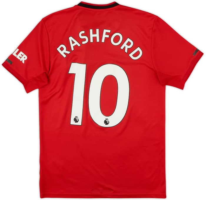 2019-20 Manchester United Home Shirt Rashford #10 - 8/10 - (S)