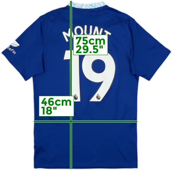2022-23 Chelsea Home Shirt Mount #19 - 8/10 - (S)