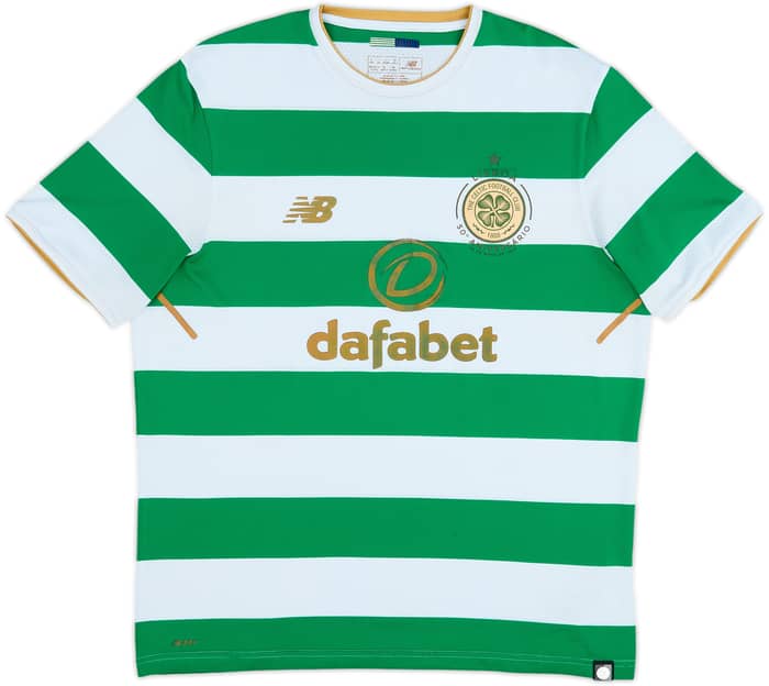 2017-18 Celtic 'Lisbon Lions 50th Anniversary' Home Shirt - 4/10 - (L)