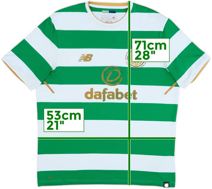 2017-18 Celtic 'Lisbon Lions 50th Anniversary' Home Shirt - 4/10 - (L)