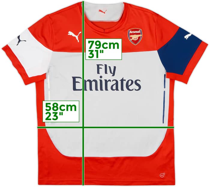 2014-15 Arsenal Puma Training Shirt - 9/10 - (XL)