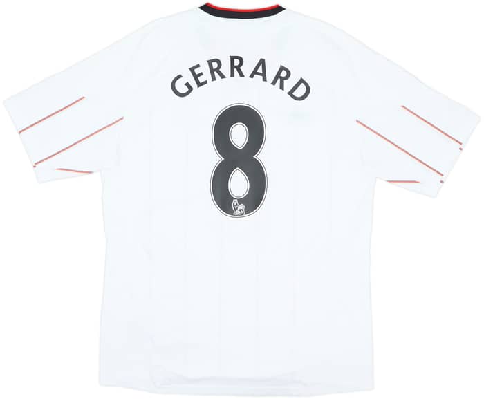 2010-11 Liverpool Away Shirt Gerrard #8 - 5/10 - (L)