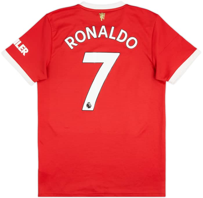 2021-22 Manchester United Home Shirt Ronaldo #7 - 5/10 - (M)