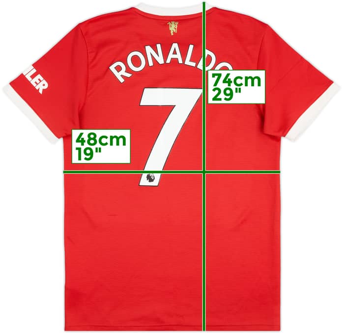2021-22 Manchester United Home Shirt Ronaldo #7 - 5/10 - (M)