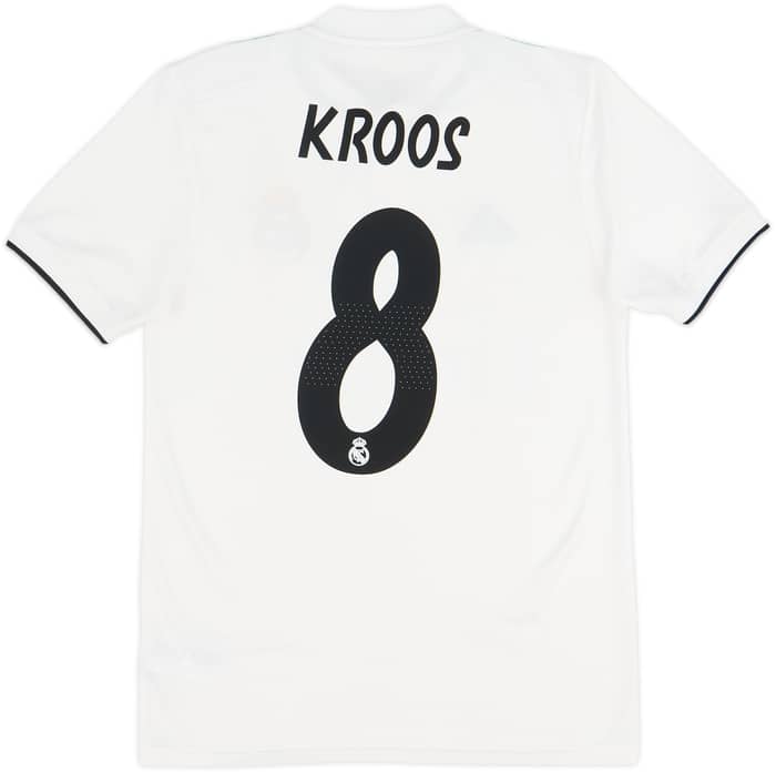 2018-19 Real Madrid Home Shirt Kroos #8 - 7/10 - (XS)