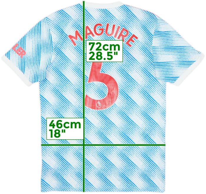 2021-22 Manchester United Away Shirt Maguire #5 - 6/10 - (S)