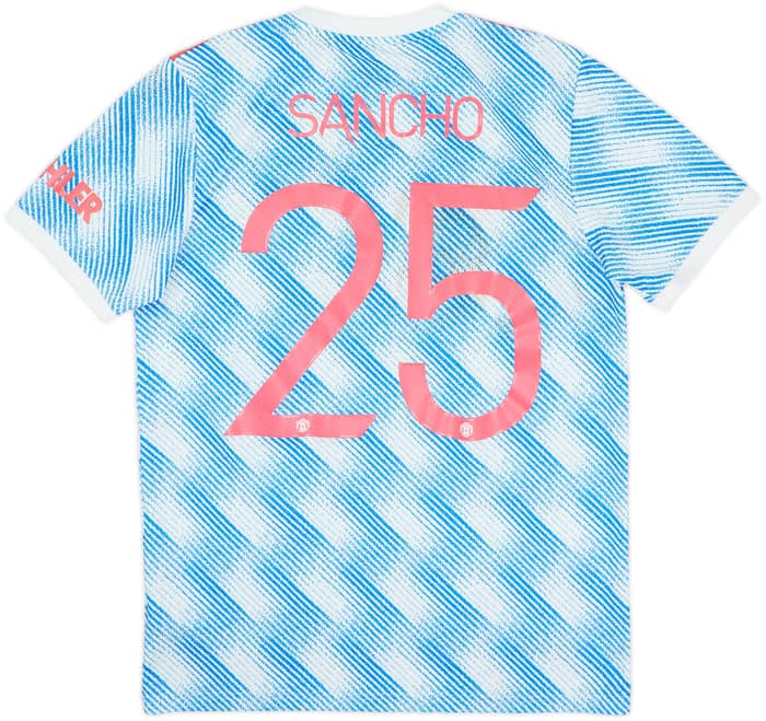 2021-22 Manchester United Away Shirt Sancho #25 - 6/10 - (M)