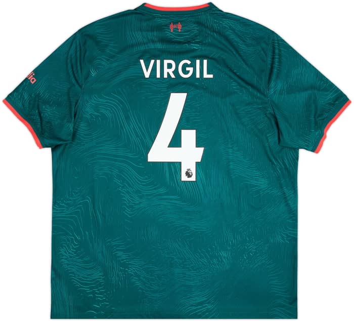 2022-23 Liverpool Third Shirt Virgil #4 - 8/10 - (XXL)