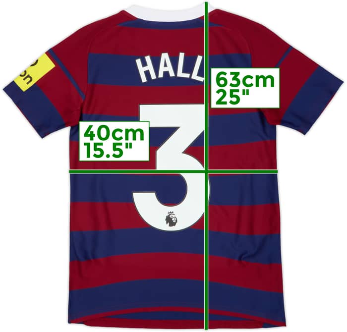 2024-25 Newcastle Away Shirt Hall #3 - 10/10 - (Women's XS)