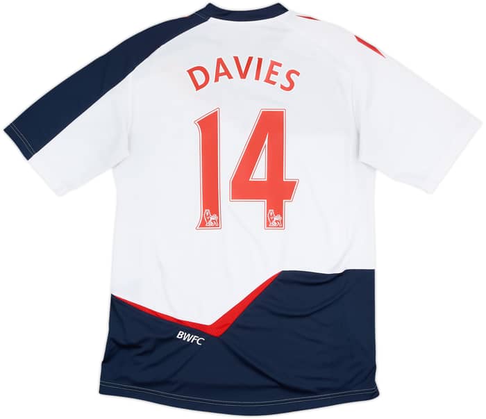 2011-12 Bolton Home Shirt Davies #14 - 6/10 - (M)